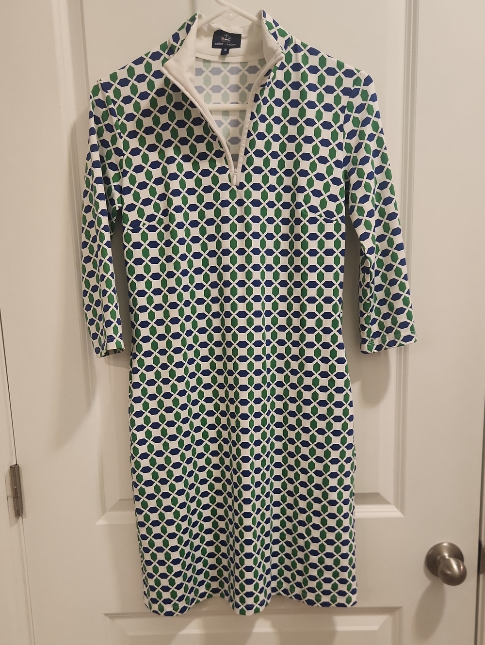 Sailor-Sailor Geometric Dress Golf Vacation